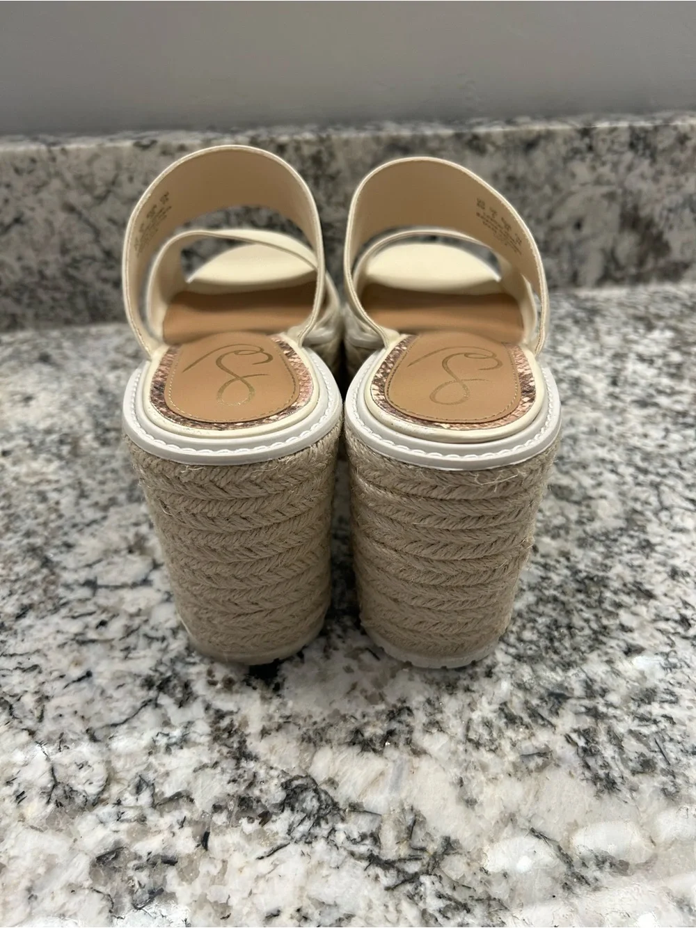Sam edelman Luca Espadrille platform wedge sandals Size 8